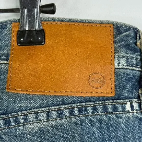 Adriano Goldschmied The Tellis Modern Slim Patched Distressed Jeans Mens 36